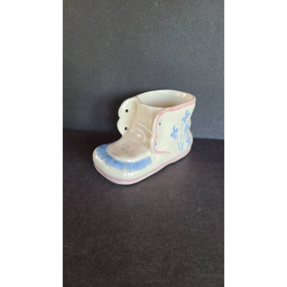 Vintage Ceramic Shoe Shaped Planter